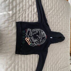 Billionare Boys Club Hoodie - Black color with design - Medium Size - Oversized